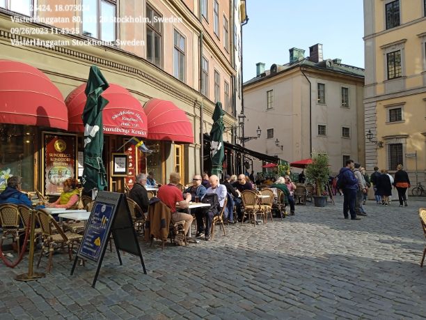 Västerlånggatan Stockholm, Sweden